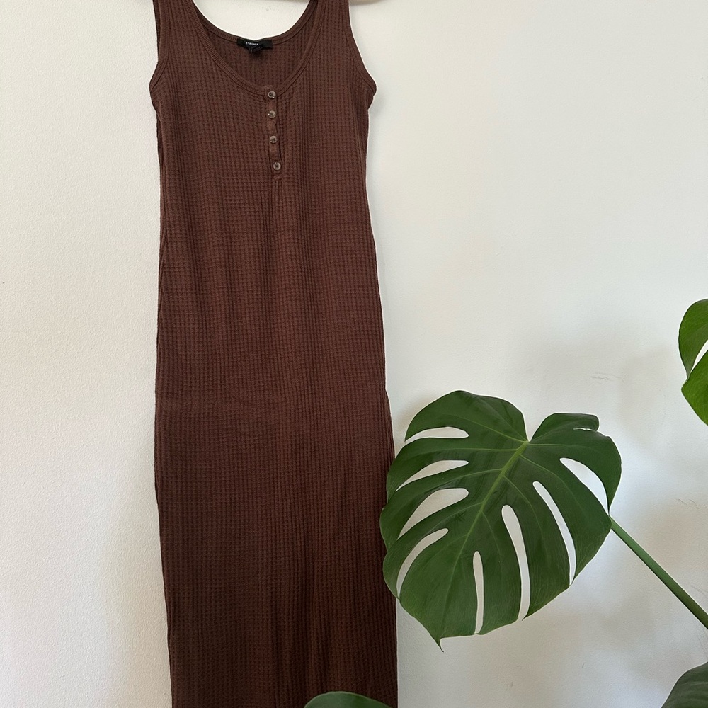 Forever 21 Chocolate Brown Maxi Dress